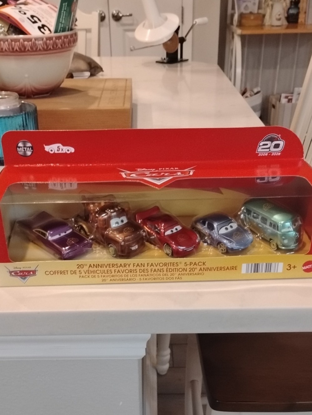 20th Anniversary Fans Favorite Pixar Cars Characters Set